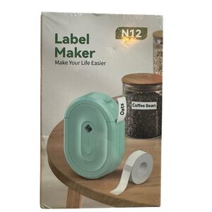 N12 Mint Green Label Maker